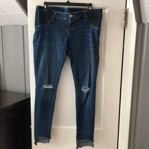Isabel Maternity distressed skinny jeans